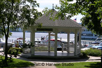 Wolfeboro, NH - Cate Park Gazebo - Lake View
